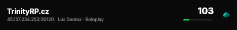 TrinityRP.cz live status badge