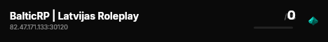 BalticRP | Latvijas Roleplay live status badge
