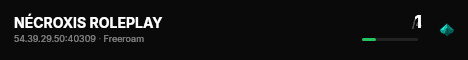 NÉCROXIS ROLEPLAY live status badge
