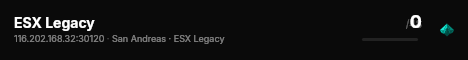 ESX Legacy live status badge