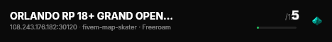 ORLANDO RP 18+ GRAND OPENING NOW! live status badge