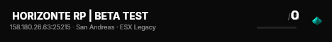  HORIZONTE RP | BETA TEST live status badge
