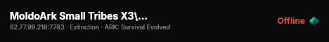 MoldoArk Small Tribes X3\ORP\SS+\ModCave\NoWipe - (v358.24) live status badge