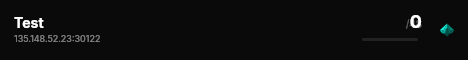 Test live status badge