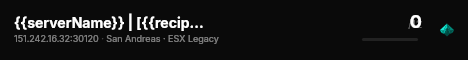{{serverName}} | [{{recipeName}}] live status badge