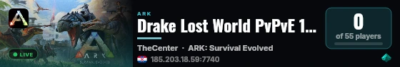 Drake Lost World PvPvE 10xCenter - (v361.7) live status badge