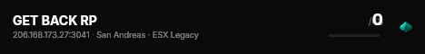 GET BACK RP live status badge