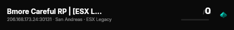Bmore Careful RP | [ESX Legacy] live status badge