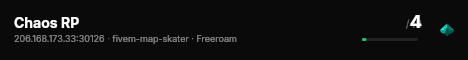 Chaos RP live status badge