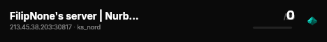 FilipNone's server | Nurburgring Nordschleife live status badge