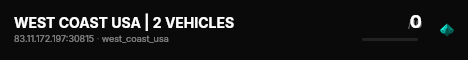 WEST COAST USA | 2 VEHICLES live status badge