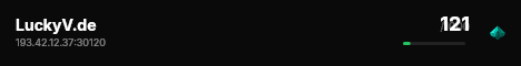LuckyV.de live status badge