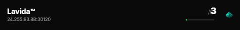 Lavida™ live status badge