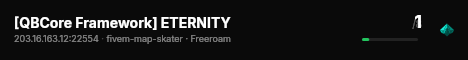 [QBCore Framework] ETERNITY live status badge
