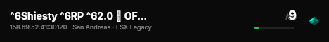 ^6Shiesty ^6RP ^62.0 ➜ OFFICIAL ^6LAUNCH live status badge