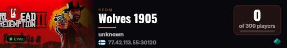 Wolves 1905 live status badge