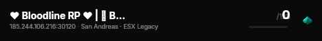 ❤️ Bloodline RP ❤️ | 🌱 Beginner Friendly | 🏙️ Modern Design • No Whitelist | 🎯 Automated Events | 🚀 JOIN NOW live status badge