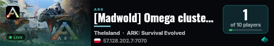 [Madwold] Omega cluster [NEW 19-07] SF - 10x all - (v361.7) live status badge