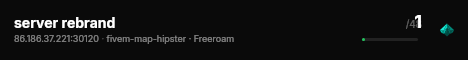 server rebrand live status badge