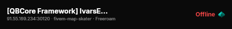 [QBCore Framework] IvarsEigenscript live status badge