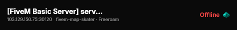 [FiveM Basic Server] server mmq live status badge