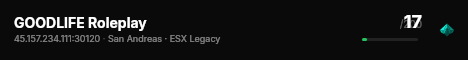 GOODLIFE Roleplay live status badge
