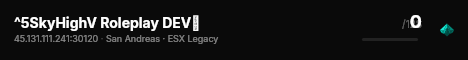 ^5SkyHighV Roleplay DEV🎃 live status badge