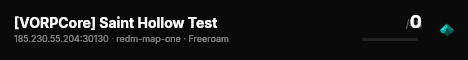 [VORPCore] Saint Hollow Test live status badge