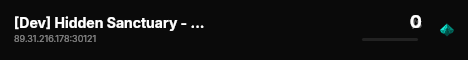[Dev] Hidden Sanctuary - Dev Server live status badge