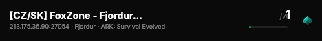 [CZ/SK] FoxZone - Fjordur PvE vanilla - (v361.7) live status badge