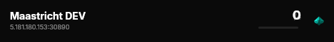 Maastricht DEV live status badge