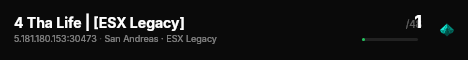 4 Tha Life | [ESX Legacy] live status badge