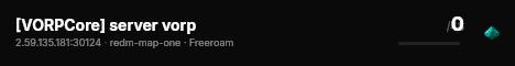 [VORPCore] server vorp live status badge