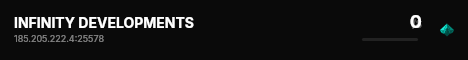 INFINITY DEVELOPMENTS live status badge