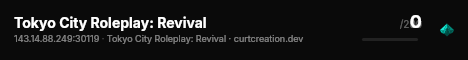 Tokyo City Roleplay: Revival live status badge