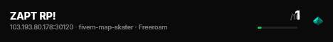 ZAPT RP! live status badge