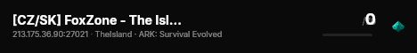 [CZ/SK] FoxZone - The Island PvE Steam+Epic - (v361.7) live status badge