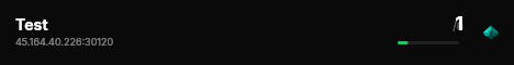 Test live status badge