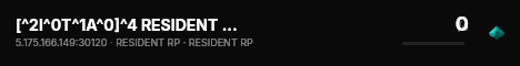 [^2I^0T^1A^0]^4 RESIDENT RP ^0| ^1 ❌ NO ALLOWLIST ❌ ^0|^6 🛡️ FAZIONI E ATTIVITA' GRATIS ! 🛡️ ^0|^4 🚀 120+ FPS GARANTITI NO LAG 🚀 ^0| live status badge