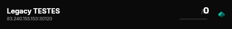 Legacy TESTES live status badge