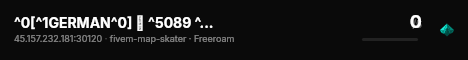 ^0[^1GERMAN^0] 🩸 ^5089 ^5ROLEPLAY ^5BETA live status badge