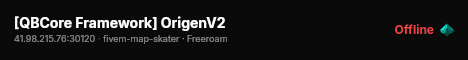 [QBCore Framework] OrigenV2 live status badge