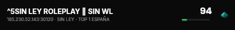 ^5SIN LEY ROLEPLAY 🡺 SIN WL live status badge