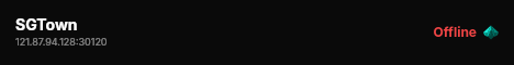 SGTown live status badge