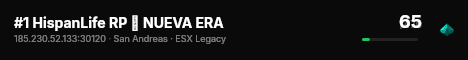 #1 HispanLife RP ➥ NUEVA ERA live status badge