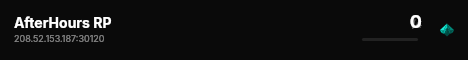 AfterHours RP live status badge