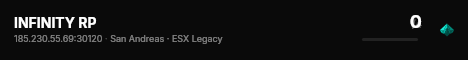 INFINITY RP  live status badge