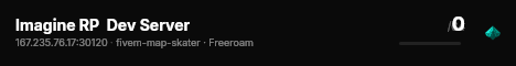 Imagine RP  Dev Server live status badge