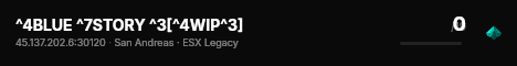 ^4BLUE ^7STORY ^3[^4WIP^3] live status badge