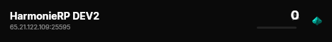 HarmonieRP DEV2 live status badge